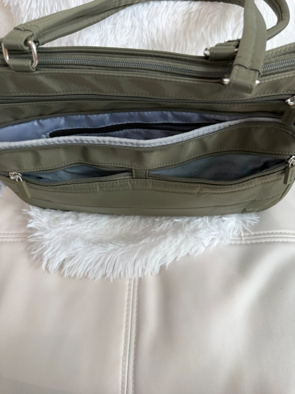 IHKWIP Traverse East/West Medium Tote Military Olive Crossbody Bag NWT - Picture 8 of 12
